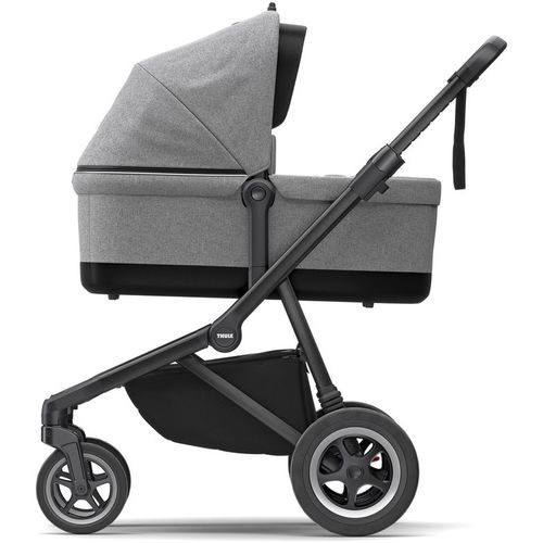 Thule Sleek + Bassinet Grey Mel on Black slika 2