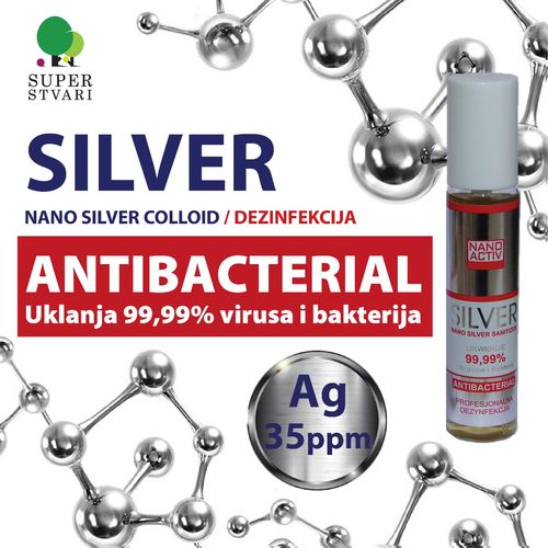 Antibaterijski sprej 30 ml. -Nano Active – Silver 35ppm slika 1