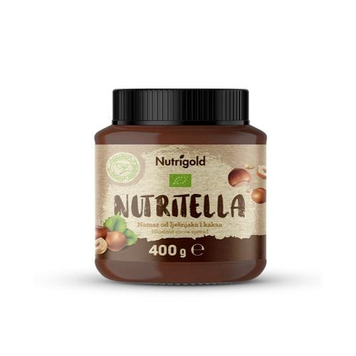 Nutrigold Nutritella Namaz od lješnjaka - Organski 400g slika 1