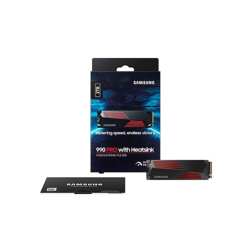 SAMSUNG 2TB M.2 NVMe MZ-V9P2T0CW 990 Pro Series Heatsink SSD slika 3