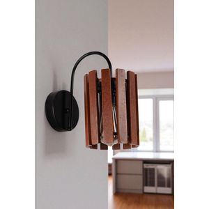Opviq Zidna lampa 939, orah, crna