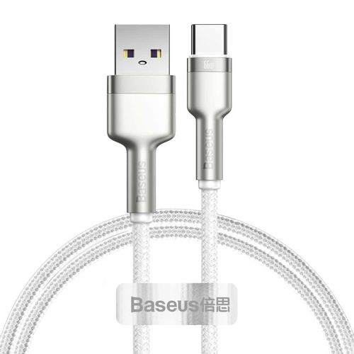 USB kabel za USB-C Baseus Cafule 66W 1m (bijeli) slika 2