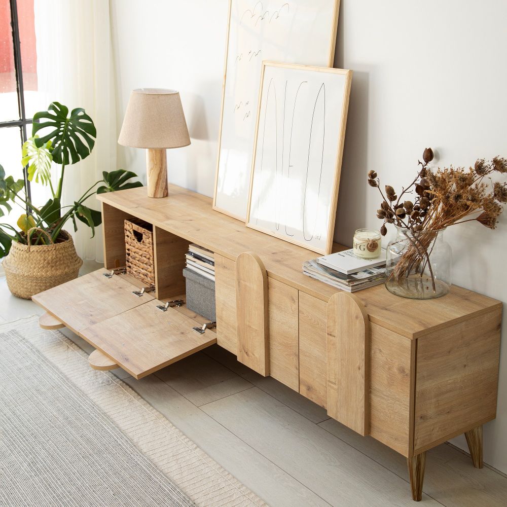 TV Stalak New Line - Oak v2 od Hrastovine slika 5