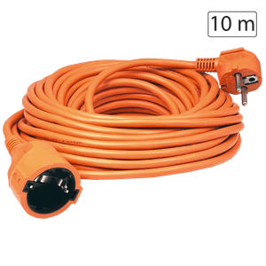 home Produžni strujni kabl 1 utičnica, 10m, H05VV-F 3G 1,5mm² - NV 2-10/OR/1.5