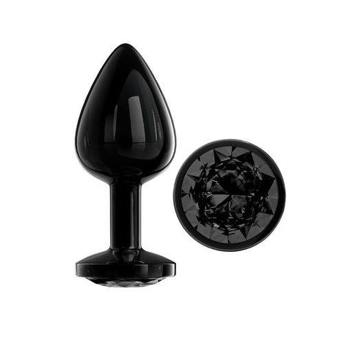 Afterdark Aluminium Blackgem Butt Plug S/M/L - M 8.2cm x 3.4cm slika 22