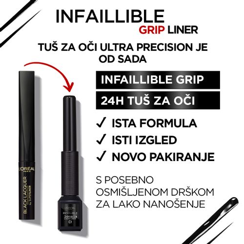 L'Oréal Paris Infaillible Grip 24h Matte Liquid Liner 03 Marron slika 2