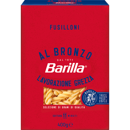Barilla Al Bronzo Fusilloni 400 g slika 1
