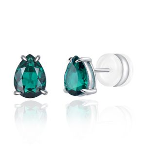 Crystal Vision naušnice Tris emerald