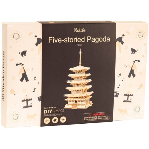Robotime Five-storied Pagoda maketa slika 3