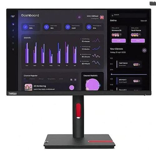 Lenovo T24i-30 Monitor 24" HDMI/DP/VGA/4xUSB 3.2/3Y, 63CFMATXEU slika 1