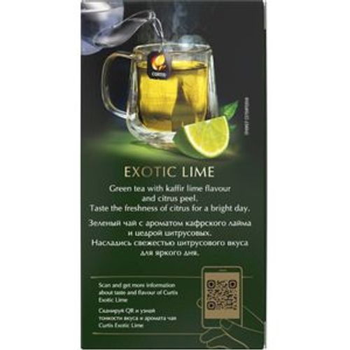Curtis Exotic Lime - Zeleni čaj sa aromom kafirske limete, limuna i korom citrusa slika 3