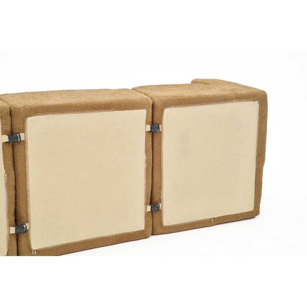 Ugaona Sofa Raks - smeđa slika 10