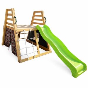 Kinder Home Drvena penjalica sa toboganom, 285×152×123cm