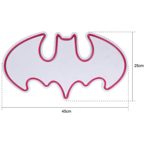 Wallity Ukrasna plastična LED rasvjeta, Batman Bat Light - Blue slika 14