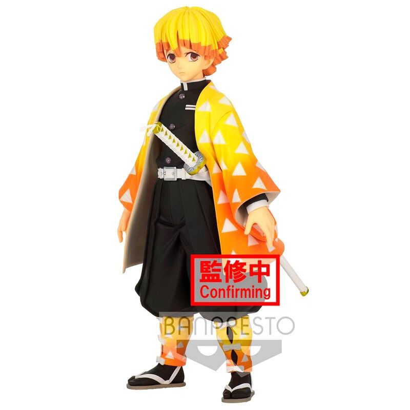 BANPRESTO Demon Slayer: Kimetsu no Yaiba Grandista Zenitsu Agatsuma Figura 24cm image