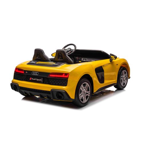 Licencirani auto na akumulator Audi Spyder R8 LIFT STRONG - dvosjed - žuti slika 7