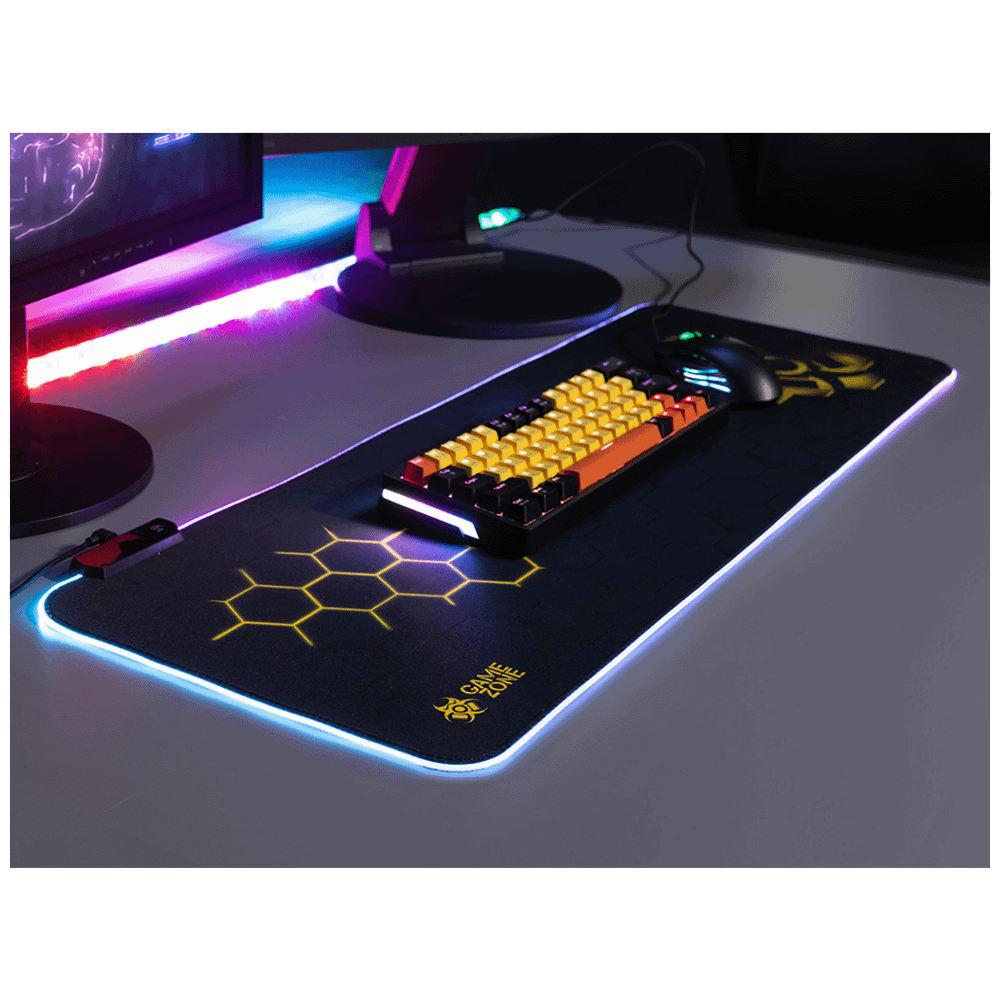 Tracer Podloga za miš, RGB, 80 x 30 cm - GAMEZONE Hexy1 slika 5