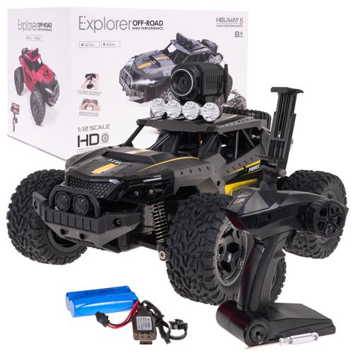 Buggy na daljinsko upravljanjeMEGA Crawler PIONEER sa kamerom - sivi slika 2