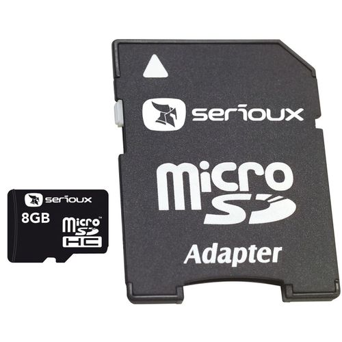 Serioux Micro SD Kartica 8 GB SFTF08AC10 - Klasa 10 s SDHC Adapterom slika 2