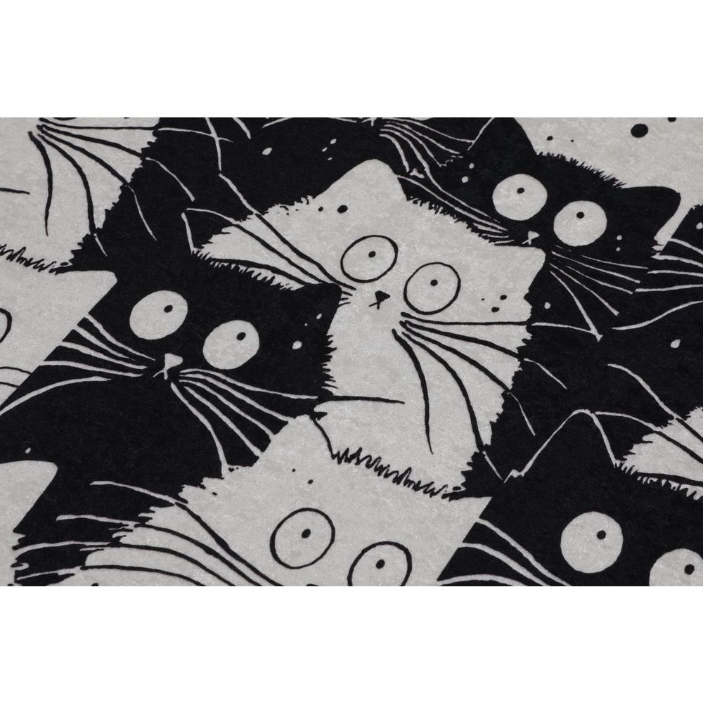Set Kupatilskih Prostirki White Cats Multicolor (2 Komada) slika 7