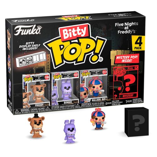 Blister 4 figure Bitty POP Five Nights at Freddy's Freddy slika 1