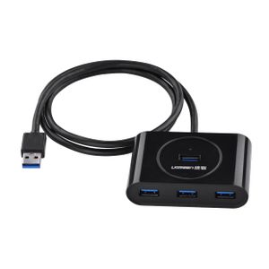 Ugreen USB 3.0 hub s 4 porta, crni, 1m - u kutiji