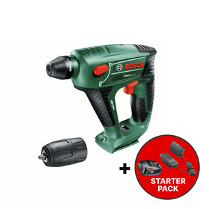 Bosch Uneo Maxx akumulatorski bušaći čekić  + Starter Set 18V Alliance – baterija PBA 18V 2,5 Ah + punjač AL 18V-20 W