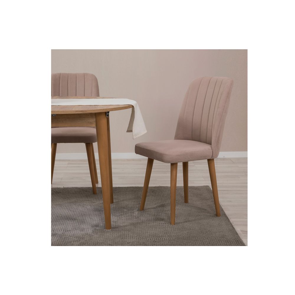 Set trpezarijskog stola i stolica Vina 0900 - Atlantic Pine slika 2