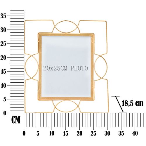 Mauro Ferretti Metalni okvir glam u cm 30,5x18,5x33,6 (veličina fotografije 20x25) slika 6