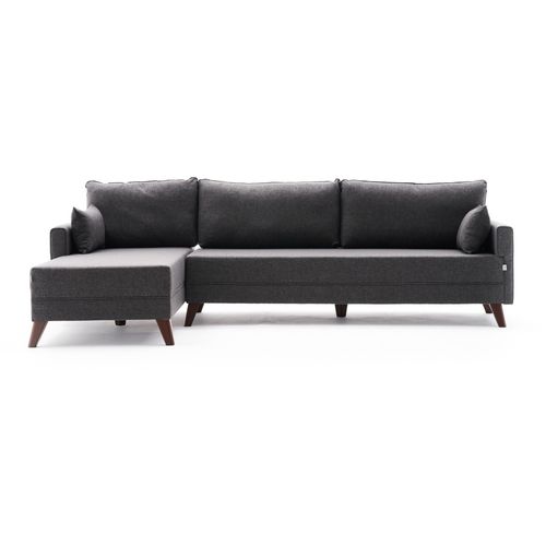 Atelier Del Sofa Kutna garnitura, Antracit, Bella Corner Sofa Left - Anthracite slika 5