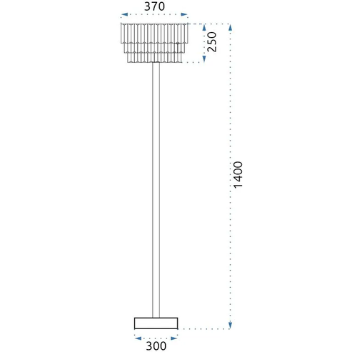 TOOLIGHT Samostojeća svjetiljka APP925-3F slika 2