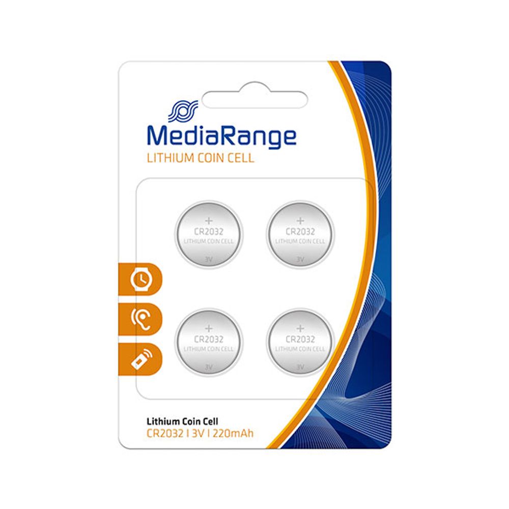 MediaRange CR2032/3V Litijeve baterije COIN 4kom , MRBAT132 slika 1