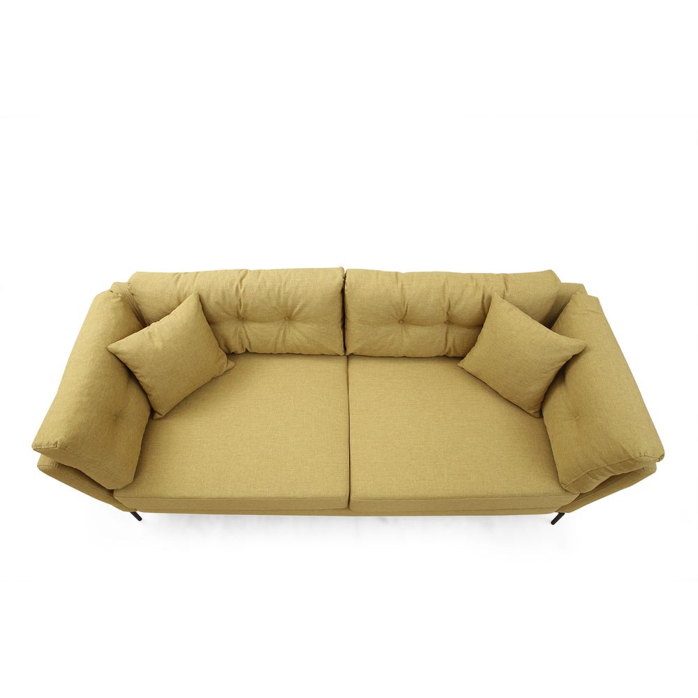 Sofa - Zelenožuta Troosjed slika 5