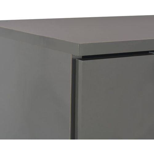 Komoda visoki sjaj siva 71 x 35 x 76 cm od iverice slika 36