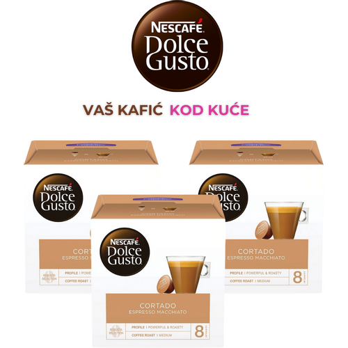 Nescafe Dolce gusto kapsule za kafu Cortado set 3 kom slika 1