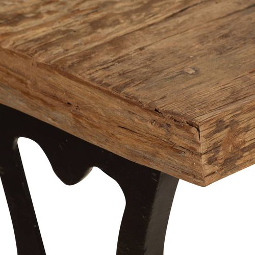 Konzolni stol od masivnog obnovljenog drva 120 x 40 x 76 cm slika 42