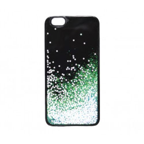 Futrola silikonska Liquid Black Star za Iphone 6/6S Plus 5.5 zelena-bela slika 1