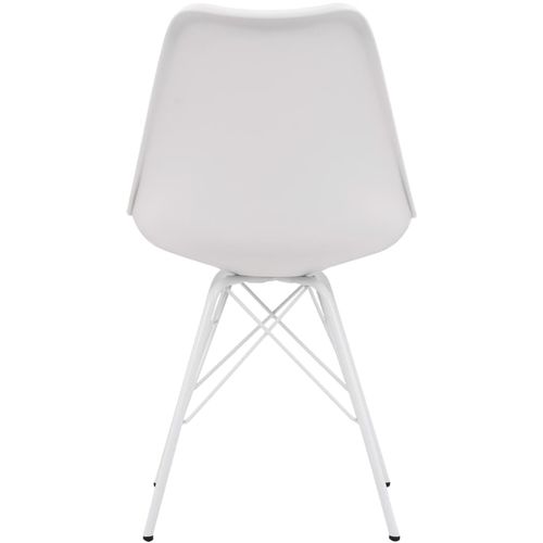 Blagovaonske stolice od umjetne kože 6 kom bijele slika 5