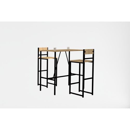 Woody Fashion Set stola i stolica (3 komada), Tibet - Oak slika 1