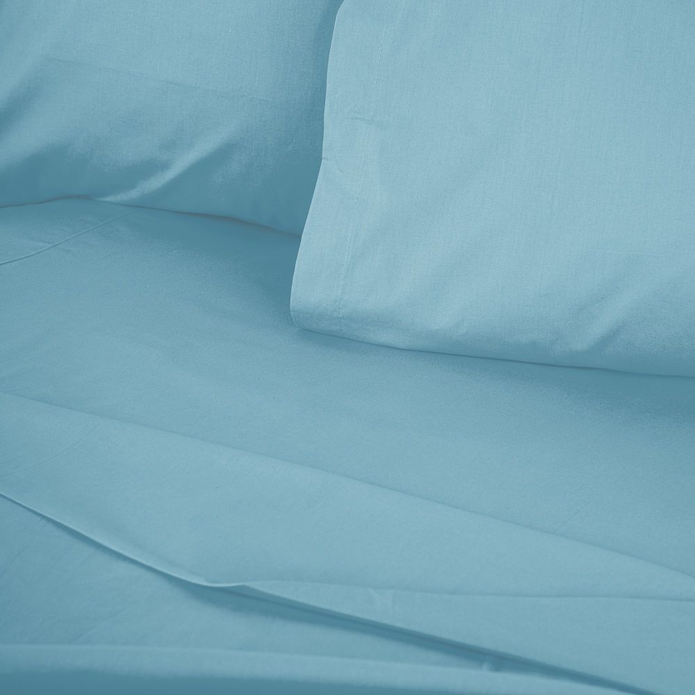 Ranforce king fitted sheet (FR) (IT) (ES) (DE) Tonne Mavie - Nesto, colour: petrol blue slika 3