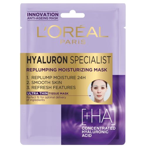 L'Oreal Paris Hyaluron Specialist maska za lice u maramici 30g slika 1