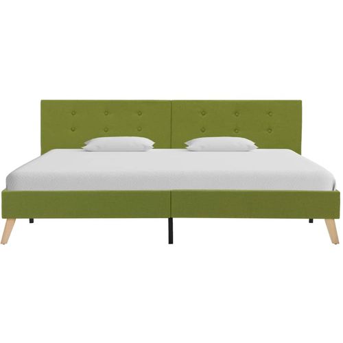 Okvir za krevet od tkanine zeleni 180 x 200 cm slika 10