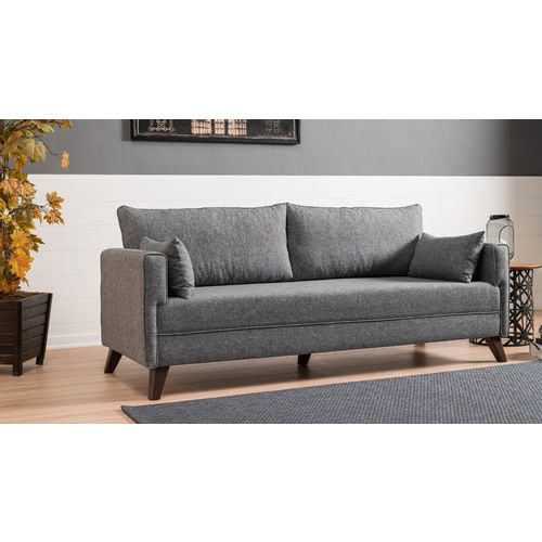 Atelier Del Sofa Trosjed BELLA siva, Bella Sofa For 3 Pr - Grey slika 2