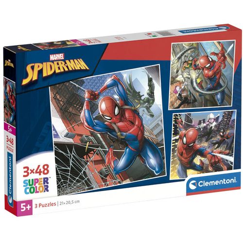 Marvel Spiderman puzzle 3x48pcs slika 1