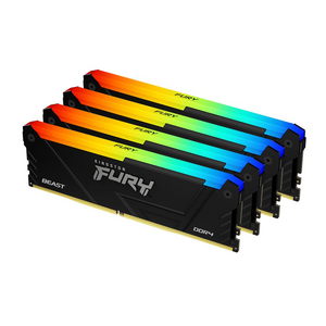 Kingston memorija Fury Beast 128GB (4x32GB), DDR4 3200MHz, CL16, KF432C16BB2AK4/128