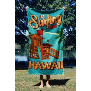 Colourful Cotton Ručnik za plažu Surfing Time Hawaii 90