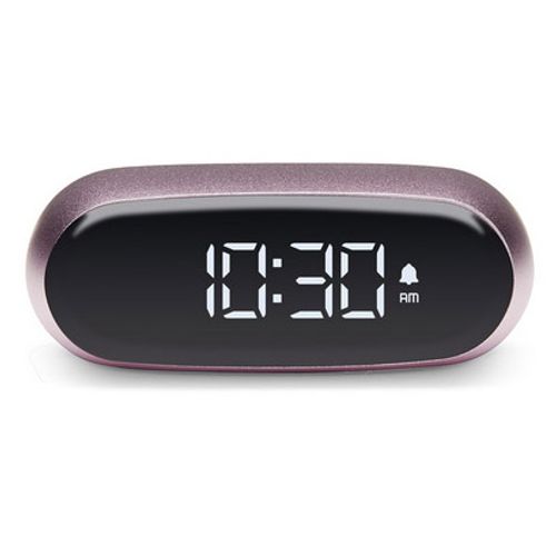 LEXON MINUT  SAT/ALARM baterija 6 meseca,, punjenje 4h, USB-C, roze slika 3