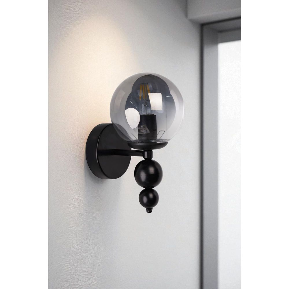Opviq Zidna lampa 861, siva, crna slika 1