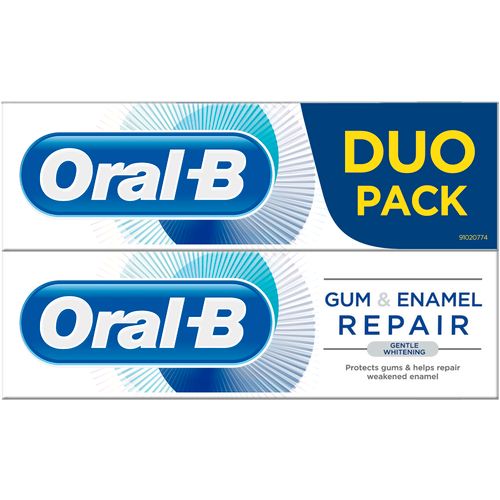 Oral-B pasta za zube Gum&Enamel Repair Gentle Whitening 75 ml duo pack slika 1