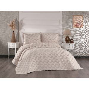 Hayal - Cappuccino Cappuccino Double Bedspread Set